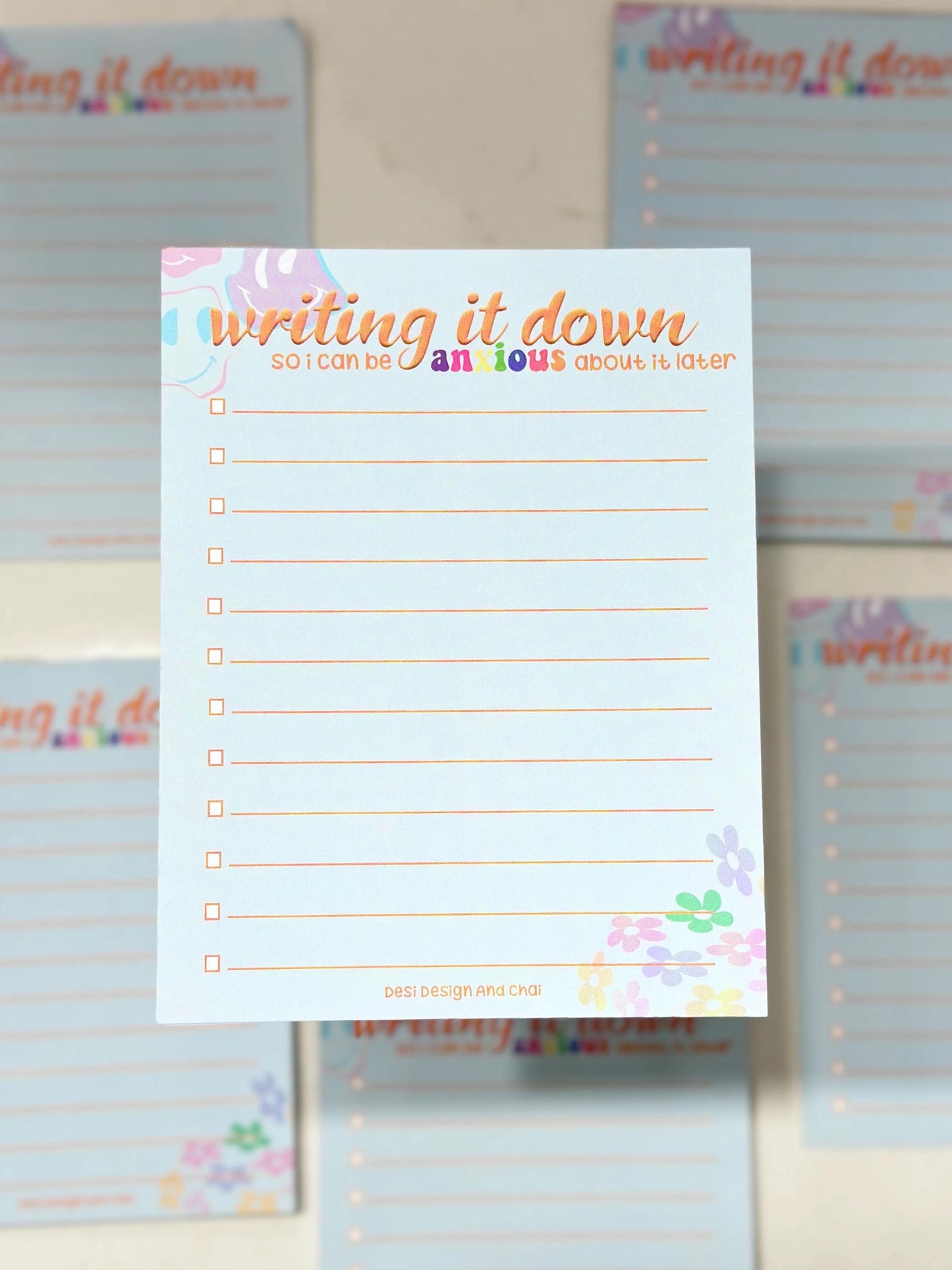Write it down | anxious | Notepad | Stationery | Journal |Bullet journaling| Mental Health